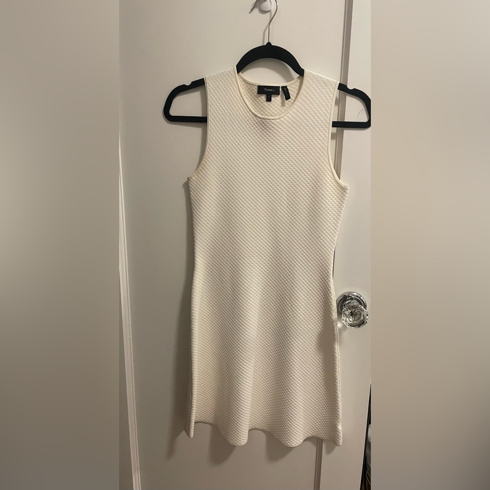 Theory white dress